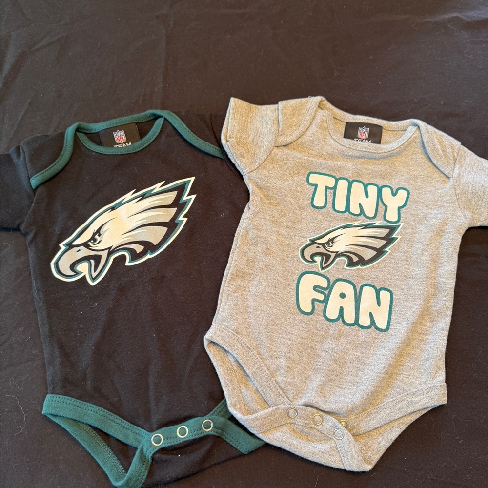 NFL Kids Bodysuits - Black and Gray